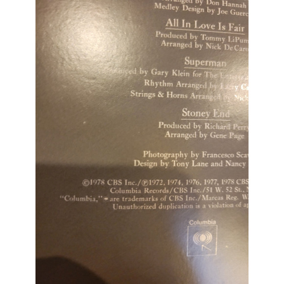 Vtg Barbara Streisand's Greatest Hits Vol. II Album Vinyl Record FC-35679 Stereo - Picture 7 of 9